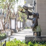 公共藝術(shù)品-風(fēng)來(lái)了    實(shí)景圖