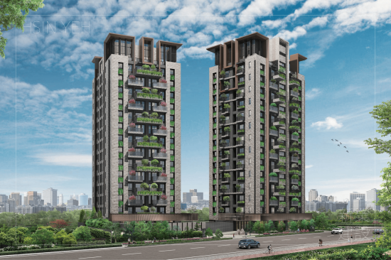 新業(yè)建設(shè)2023年驚艷新作，攜手國際金獎大師－楊家凱 建築師，共同孕育臺中北屯獨一無二的地景美學(xué)。