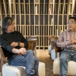 與大師面對(duì)面，聽(tīng)「楊家凱」建築師(左)與「石村敏哉」景觀設(shè)計(jì)師(右)的分享、專(zhuān)業(yè)的導(dǎo)覽，彷彿也進(jìn)入「觀峰」大樹(shù)建築的構(gòu)想過(guò)程中。