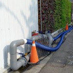 為保障地下室施工期間的安全，將抽出的地下水提供給有需要的中科產(chǎn)業(yè)及附近的住戶(hù)。