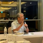 新業(yè)建設(shè)名譽(yù)董事長(zhǎng)－穆椿松先生出席指導(dǎo)，勤勉並感謝所有辛苦的同仁，讓新業(yè)「講究」的職人哲學(xué)，在心裡紮根。