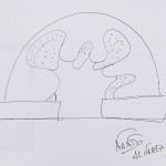 來自西班牙雕塑家–Nando Alvarez的手稿，輕盈流動的圓弧，搭配波浪造型，就像是一座拱橋，串聯(lián)著東西方的文化與共存。