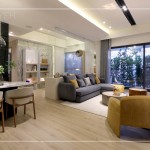 優(yōu)雅的廳房以開放式的動線銜接，寬敞明亮之姿，與家人友人相聚，伴隨溫馨與嬉鬧，融為一景，編織成一幕幕美麗的回憶。