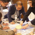 新業(yè)建設 卓勝隆 董事長與設計部同仁共同探討品牌定義，了解到品牌對企業(yè)帶來的影響與改變。