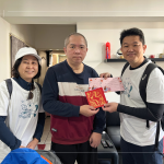 新業(yè)夥伴親自投入送餐過程，藉由行動公益，成為他人的希望與祝福。