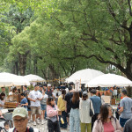 感謝當(dāng)日趕集的每一位好友，循著那一抹春日風(fēng)光，為靜謐的綠色隧道，留下一片歡樂的景色。