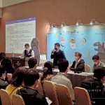 新業(yè)建設(shè) 邱正光 副總(圖中)代表致詞，歡迎並感謝抽空參與的每一位家族夥伴。