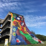 臺灣藝術家－阿信˙沙華克將寶特瓶回收、抽絲再製作為媒材，獨特而鮮豔的色塊，象徵著對阿美族人、部落環(huán)境，以及對太平洋深而又深的依賴。