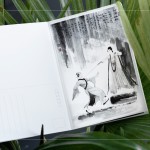以水墨繪製金庸著作中的經(jīng)典場景，作為伴手禮致贈(zèng)新業(yè)住戶，作為一份記憶的延續(xù)。