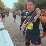 跑者盡情揮汗，堅持不懈每一步都是超越自己的運動精神！
